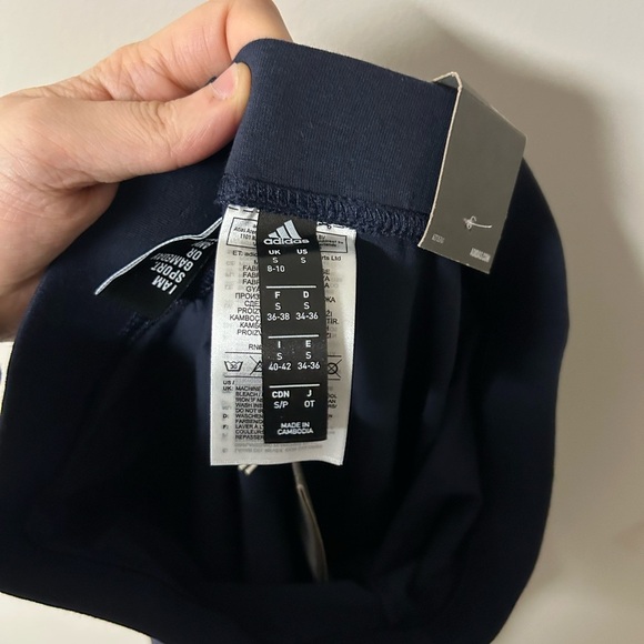 Adidas Blue Normal Length Tight Leggings - Picture 5 of 6